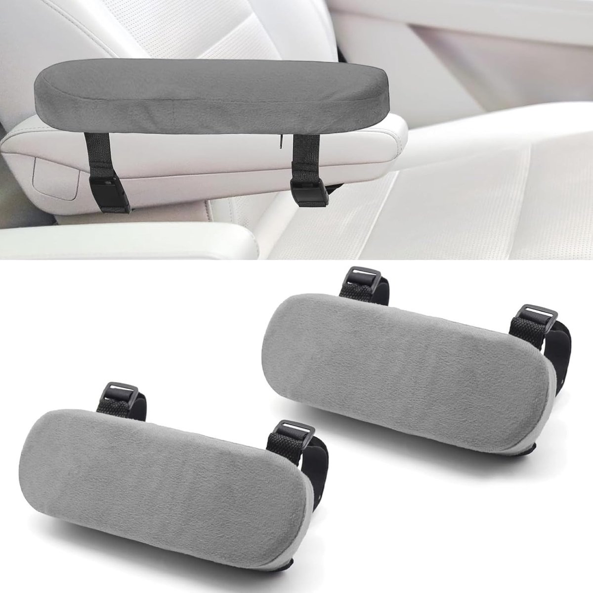 2 pieces - Armrest Cushion - Elbow Cushion - Armpads - comfortable armrest covers - removable armrest cushions - polyester armrest cushions - for office chairs 2 pieces - Armrest Cushion - Elbow Cushion - Armpads - comfortable armrest covers - removable armrest cushions - polyester armrest cushions - for office chairs