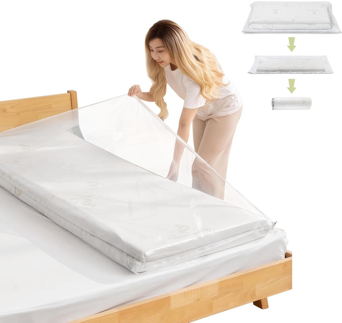 Large vacuum storage bags - 220*100cm - vacuum mattress bag - waterproof - resealable - with zipper - reusable - space-saving bags - vacuum seal - for mattresses Large vacuum storage bags - 220*100cm - vacuum mattress bag - waterproof - resealable - with zipper - reusable - space-saving bags - vacuum seal - for mattresses
