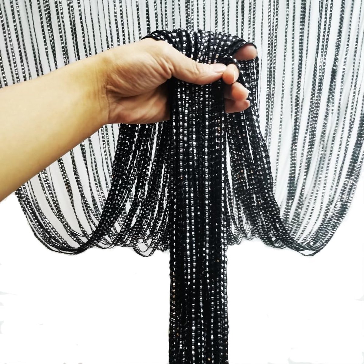 99*199 cm - Fly curtain - Screen door - Door curtain - Window decoration - Bead curtain - crystal bead coded door curtain - with tassels - wardrobe curtain - door cord - curtains - mosquito net - for doorway