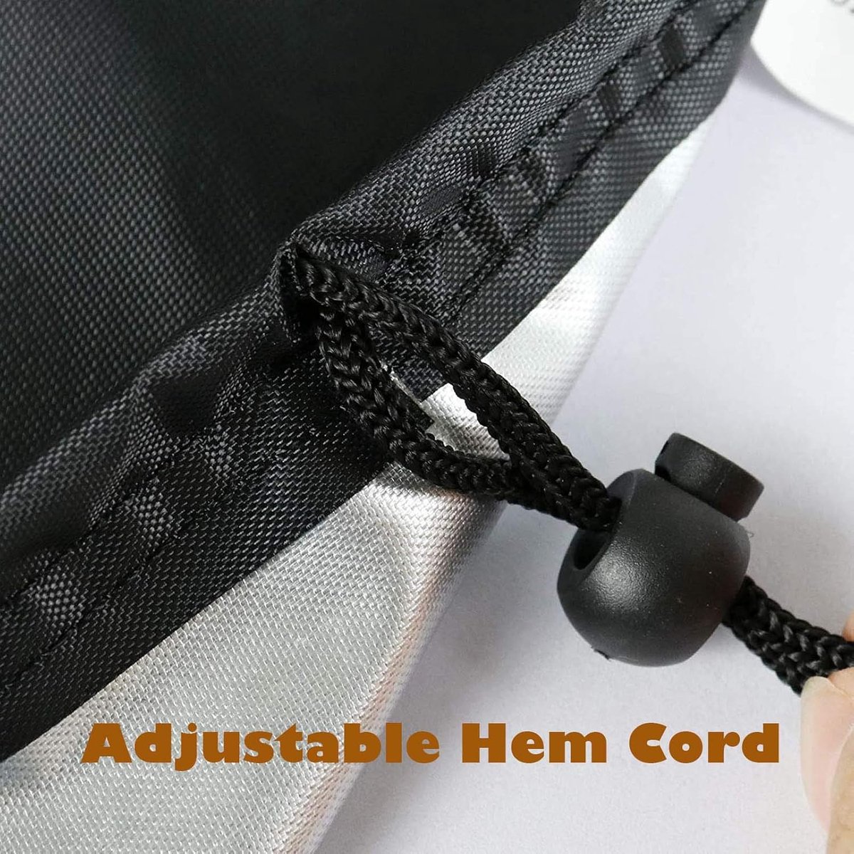 Garden Table Cover - 123*123*74 cm - Garden Furniture Cover - Square Garden Furniture Cover - Waterproof Garden Furniture Protective Cover - Waterproof Garden Table Cover - Dust Cover - Anti-UV - 210D Oxford Table Cover - for Garden