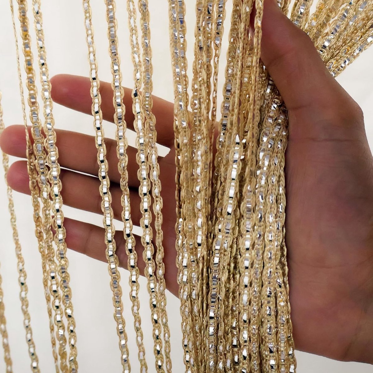 99*199 cm - Fly curtain - Screen door - Door curtain - Window decoration - Bead curtain - crystal bead coded door curtain - with tassels - wardrobe curtain - door cord - curtains - mosquito net - for doorway
