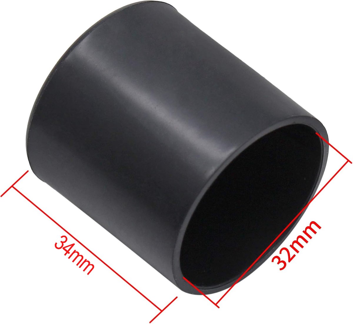 20 pieces - Chair Leg Caps - 32*32*34mm - furniture leg covers - Round rubber furniture leg protectors - Chair protector - floor protection - chair leg protectors - chair socks - for chair legs
