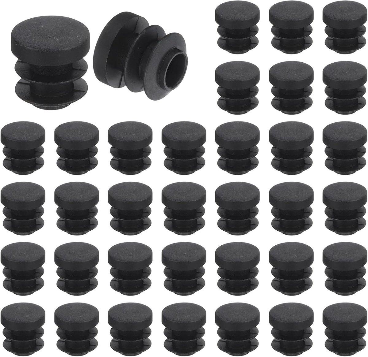 32 pieces - Furniture mats - 16 mm - furniture legs - furniture leg pads - round plastic plugs - end caps for pipes - furniture glides - for tables and chairs - black chair leg protectors - for hardwood floor tiles - black 32 pieces - Furniture mats - 16 mm - furniture legs - furniture leg pads - round plastic plugs - end caps for pipes - furniture glides - for tables and chairs - black chair leg protectors - for hardwood floor tiles - black