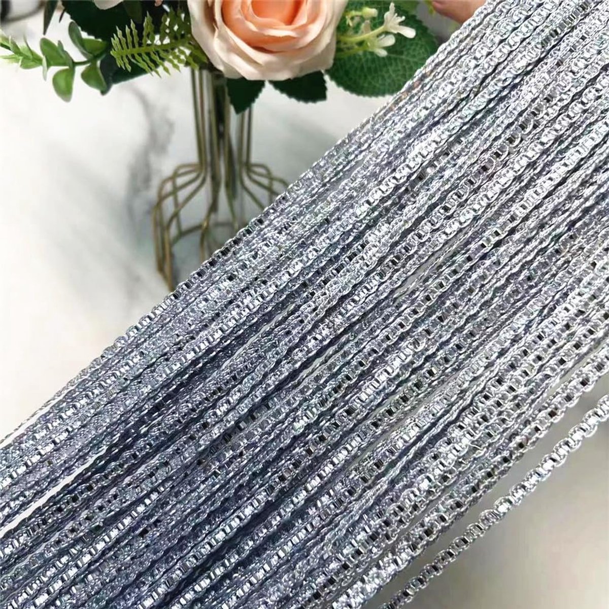 99*199 cm - Fly curtain - Screen door - Door curtain - Window decoration - with tassels - wardrobe curtain - door cord - curtains - mosquito net - for doorway
