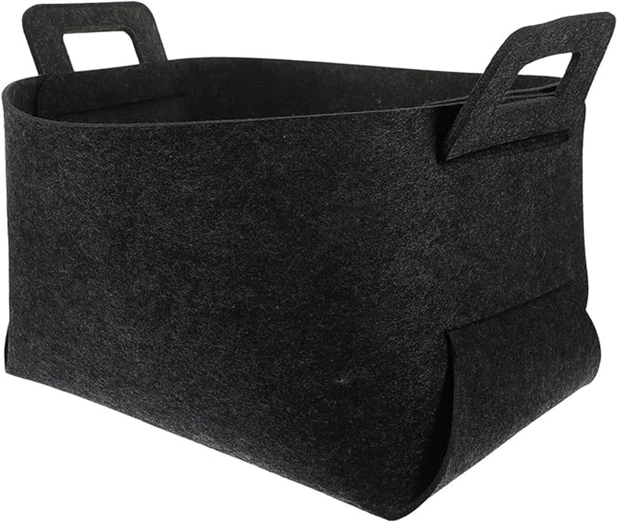 Storage Basket - Storage Box - Clothes Organizer - Wardrobe - 18*13*11cm - Small Storage Basket - Laundry Basket - Laundry Bag - Felt Cloth - Black - Home Decor - Storage Box - Closet Organizer Storage Basket - Storage Box - Clothes Organizer - Wardrobe - 18*13*11cm - Small Storage Basket - Laundry Basket - Laundry Bag - Felt Cloth - Black - Home Decor - Storage Box - Closet Organizer