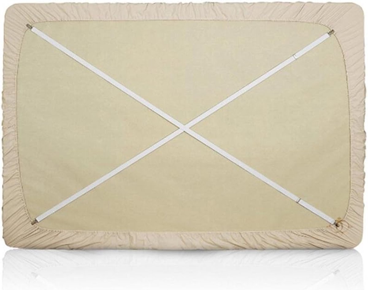 4 pieces - 70-230 cm Sheet tensioners - Sheet clips - Duvet tensioners - Duvet clamps - Bed sheet clamp - Sheet braces - Elastic fitted sheet tensioners - Adjustable - for sheets