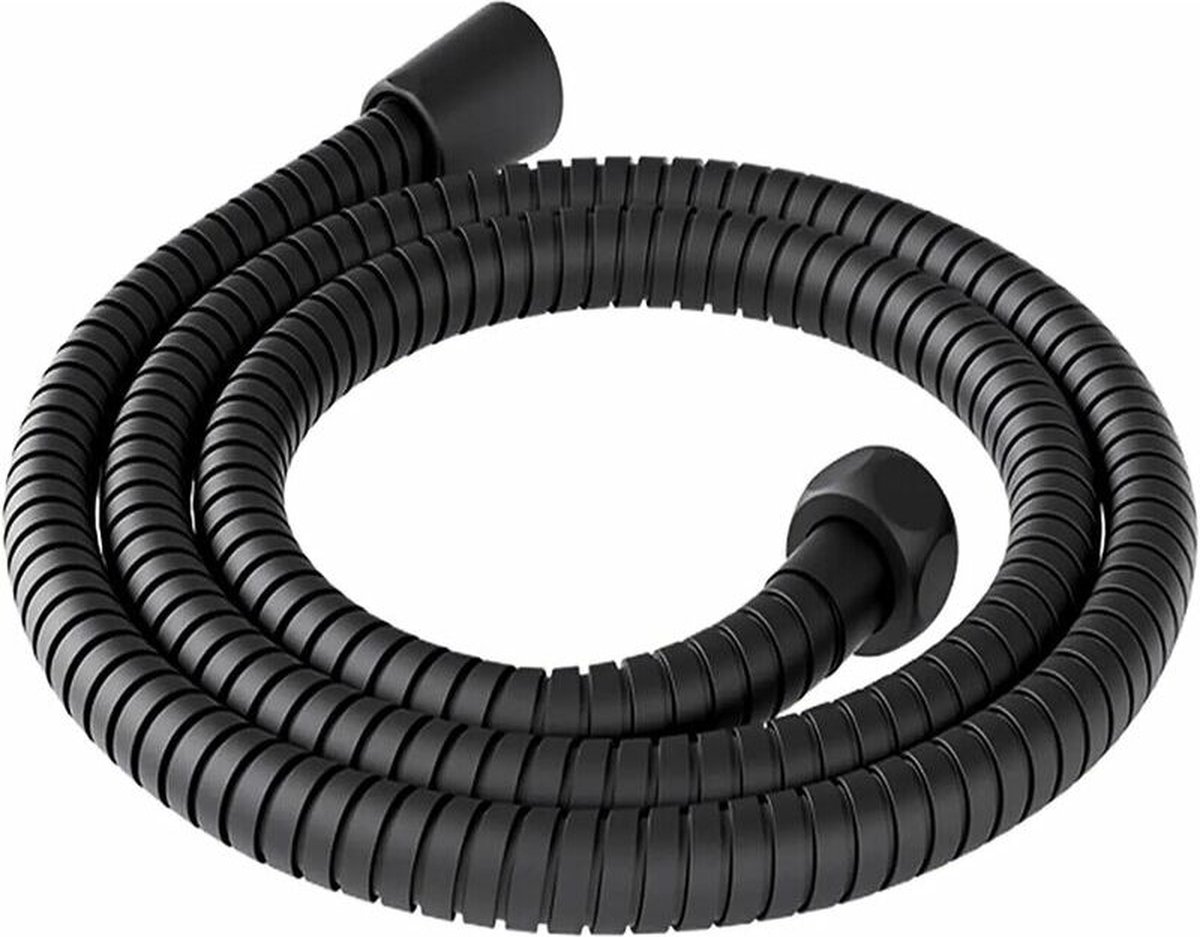 Shower hose - Shower hose - 200 cm - Anti-kink - black - Stainless steel - steel & copper - Bathroom Accessories - Water hose Shower - Home accessories - shower hoses - Flexible - Universal G1/2"