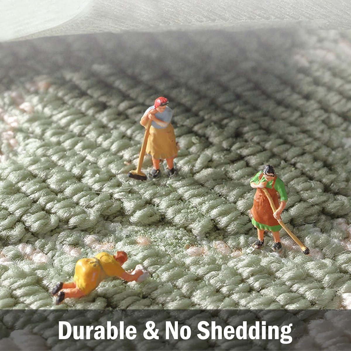 Indoor doormat - 50x80 cm - Indoor entrance mat - Indoor drying mat - Indoor floor mats - Bath mats - Non-slip mat - Polypropylene fiber - Green - Washable - TPR anti-slip - for indoor or outdoor use