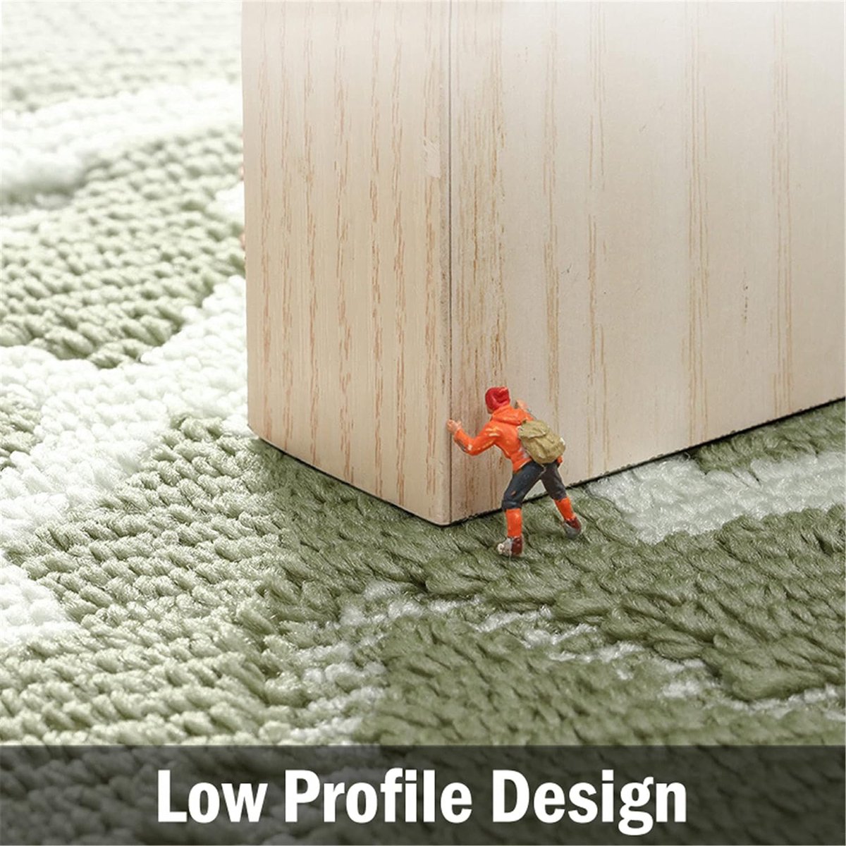 Indoor doormat - 50x80 cm - Indoor entrance mat - Indoor drying mat - Indoor floor mats - Bath mats - Non-slip mat - Polypropylene fiber - Green - Washable - TPR anti-slip - for indoor or outdoor use