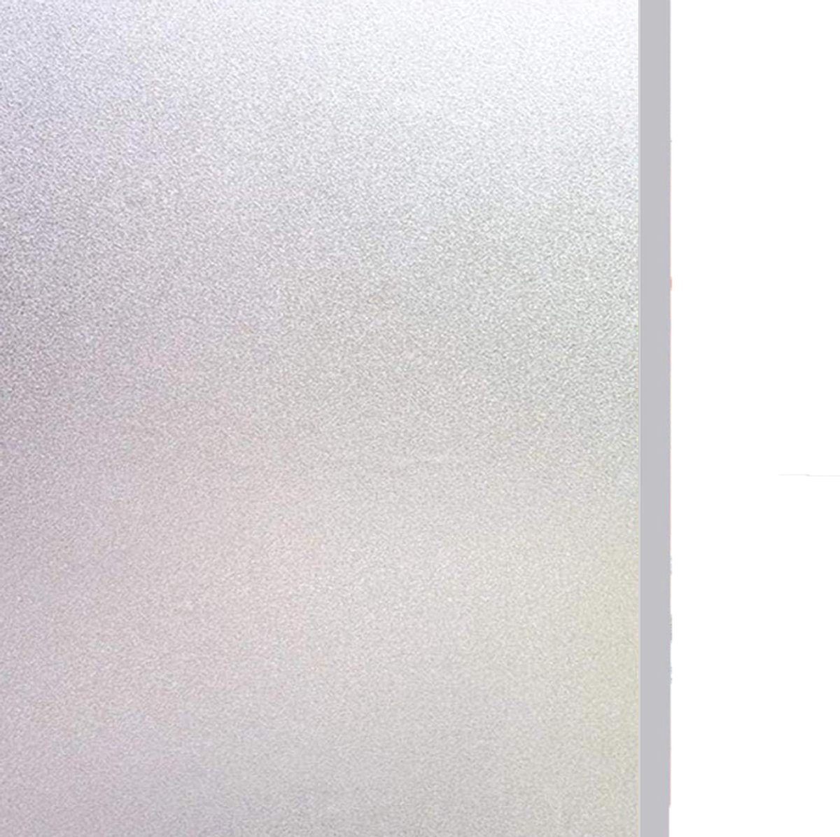Window film - Easy installation - Glue-free adhesive film for windows and bathrooms - Static - 45cm*3m - white - PVC - Frosted