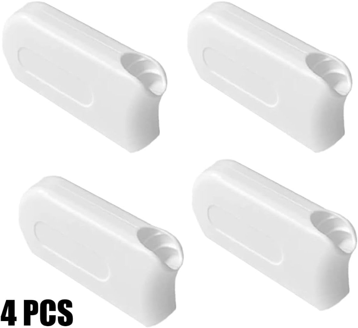 pieces - Pull cord handles - Cord knobs - for blinds and roller blinds - Blinds accessories - window decoration accessories - white - plastic - 3.8*7.9*1.9 cm - for wire diameter smaller than 10 mm