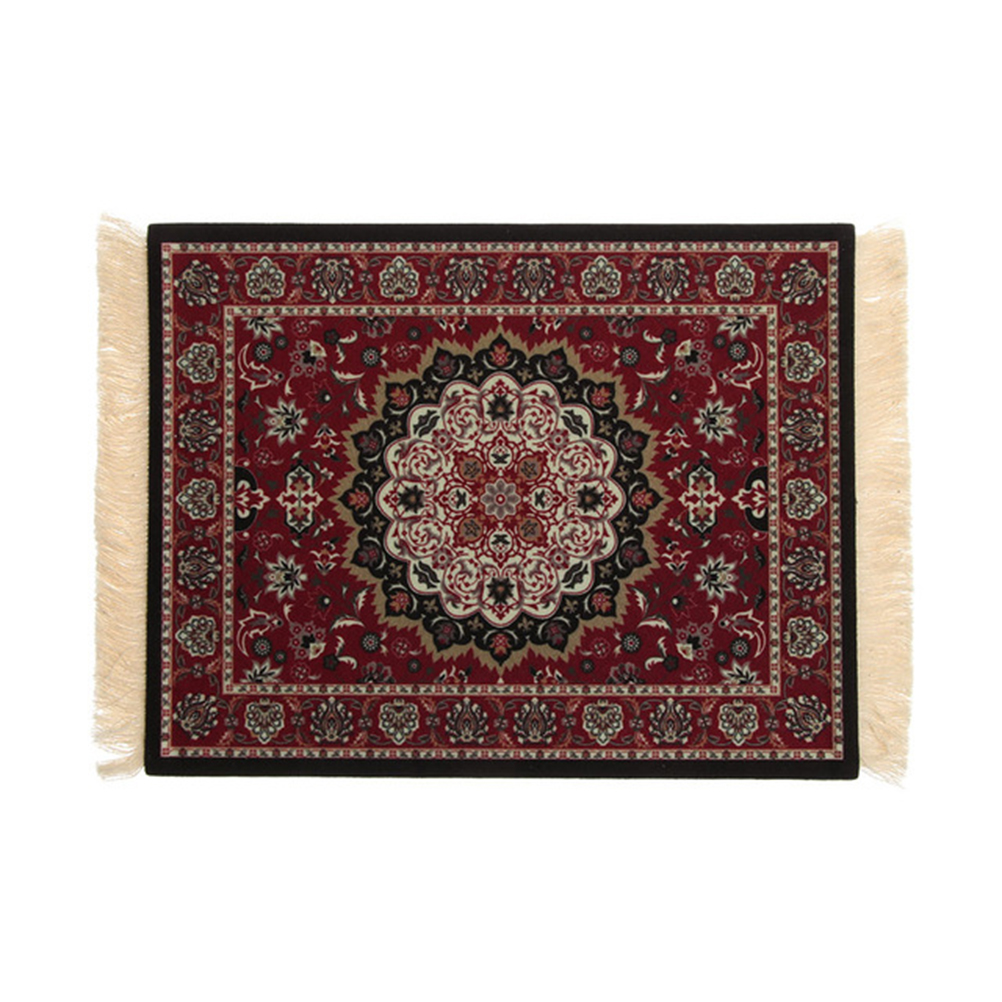 Carpet Mouse Pad Oriental Persian Carpet Computer Mouse Pad for Table Decoration