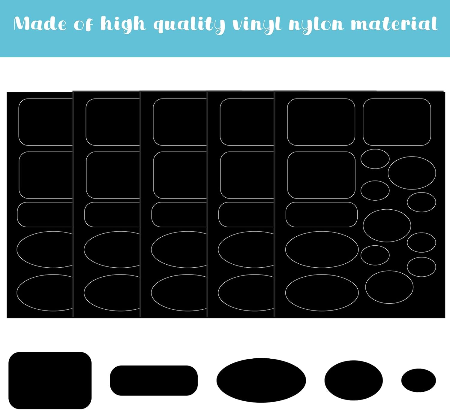 75Pcs Down Jacket Repair Patch