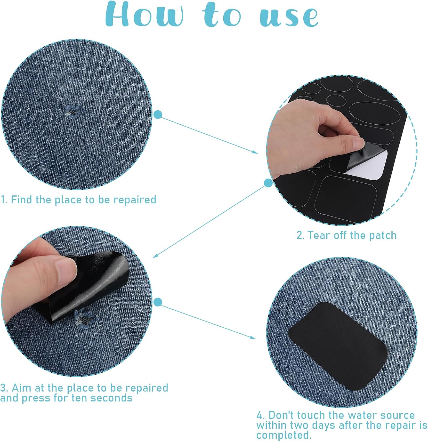 75Pcs Down Jacket Repair Patch