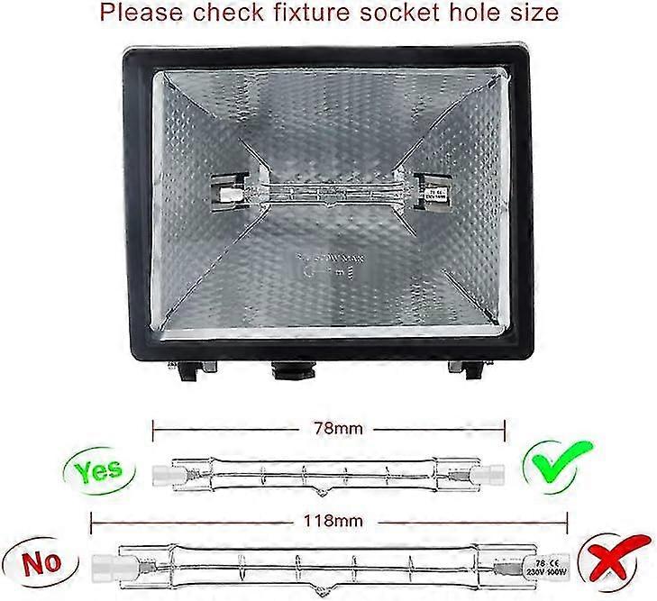 R7s Halogen Bulb Set of 5