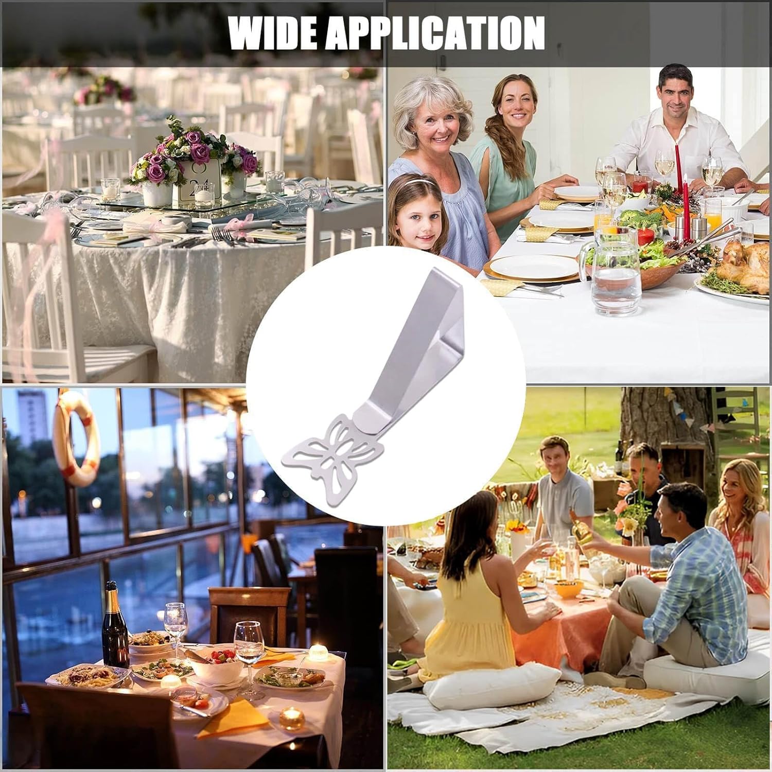 10-pack Tablecloth Clips for Thick Outdoor Tables