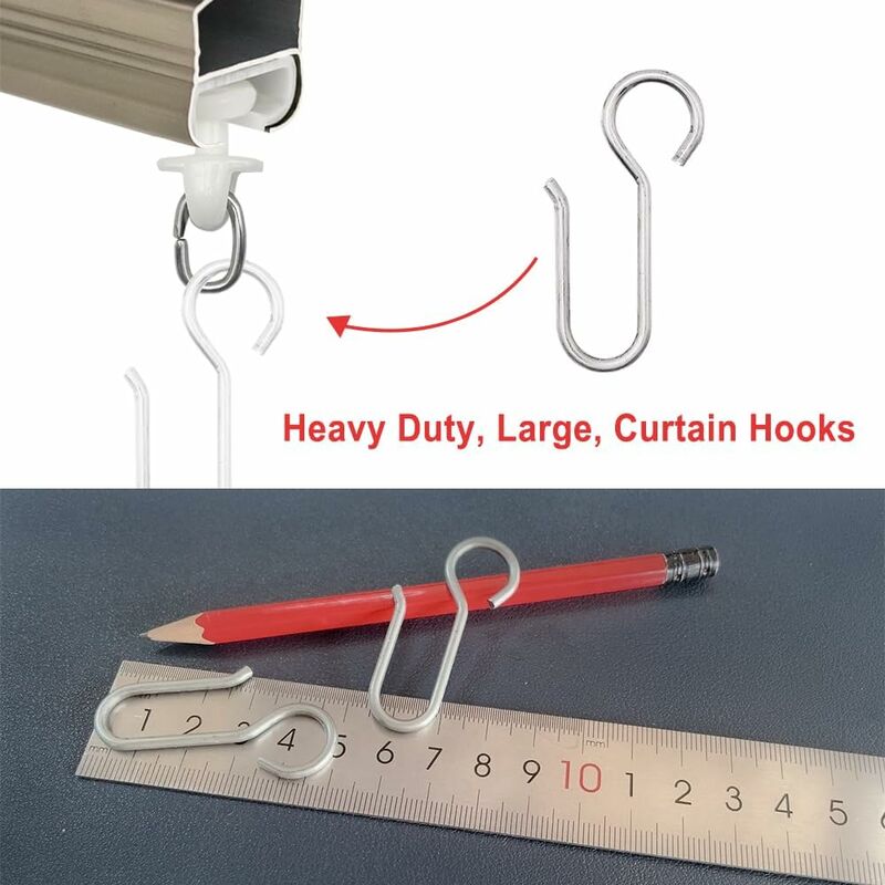 Heavy Duty Zinc Curtain Clips