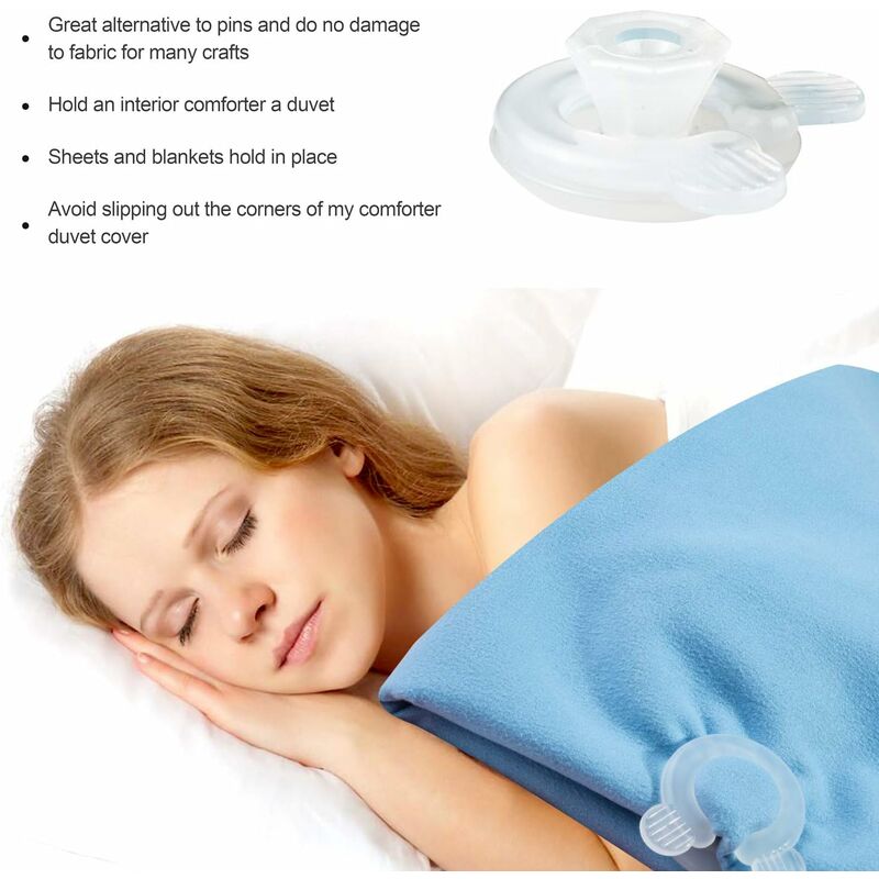 20 pcs. duvet clips