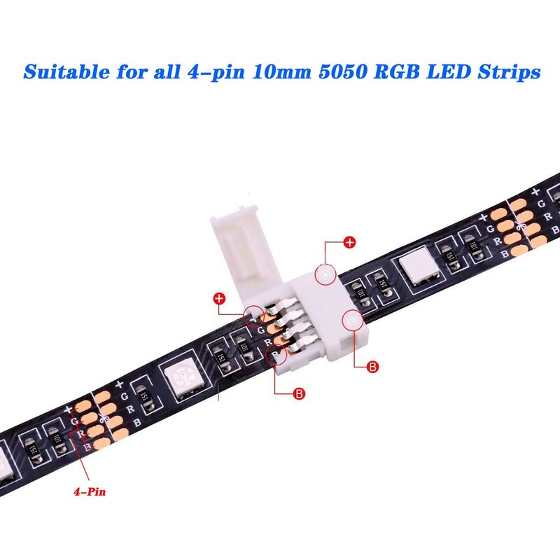 RGB LED Strip Connector Kit