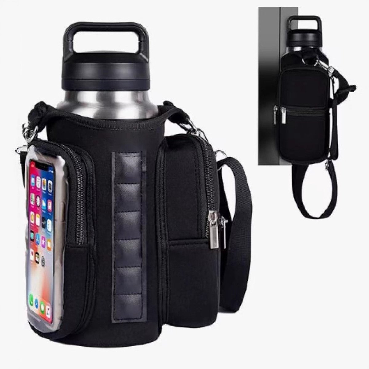 Magnetic Sports Bag with Adjustable Shoulder Strap - Includes Water Bottle Holder and Pocket - for Sports Magnetic Sports Bag with Adjustable Shoulder Strap - Includes Water Bottle Holder and Pocket - for Sports