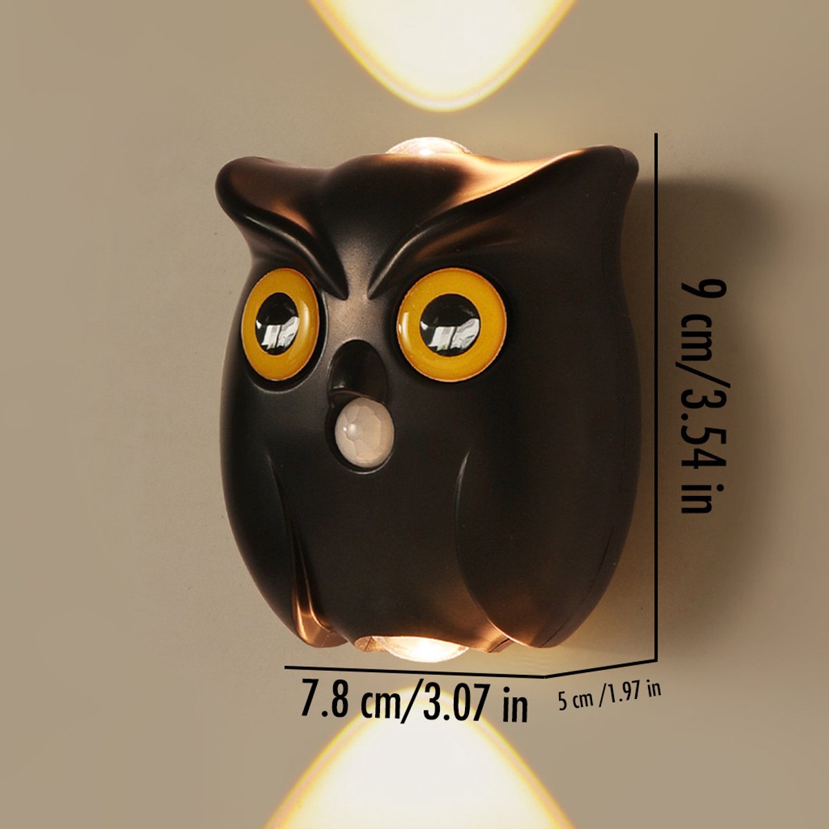 Night Light - Mood Lamp - LED Lighting - Night Lamp - LED Cabinet Light and Stair Light with Sensor - Two-tone - USB Rechargeable Night Light - Magnetic Mounting - For Children%27s Room