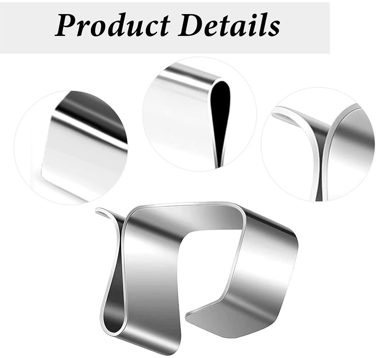 Pack of 100 pieces - Christmas light hooks - Hooks for outdoor lighting - Christmas light clips - Hanging hooks for Christmas lights