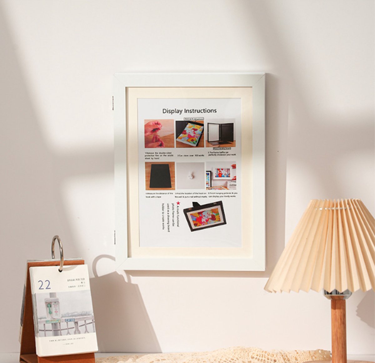 Interchangeable frame - children%27s drawing - Interchangeable frame A4 - Children%27s artwork - children%27s drawings interchangeable frame - Photo frame Poster frame Wall frame - Gift - Black