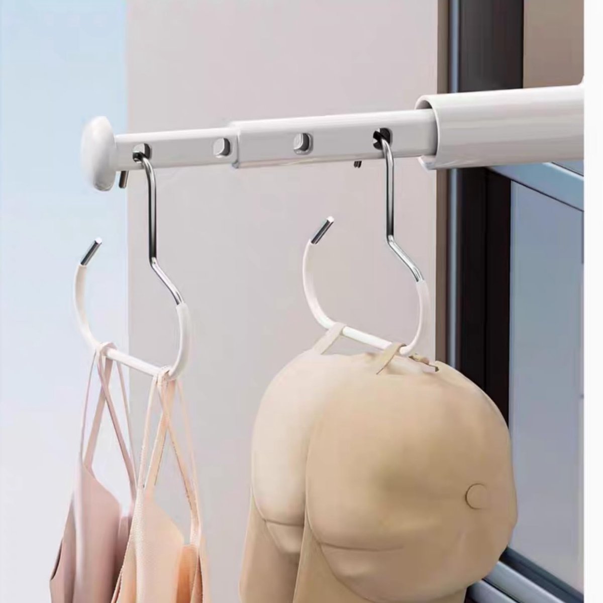 10-pack - Non-slip - Space-saving - Storage rack - Wardrobe belt/scarf hooks - Suitable for displaying hats