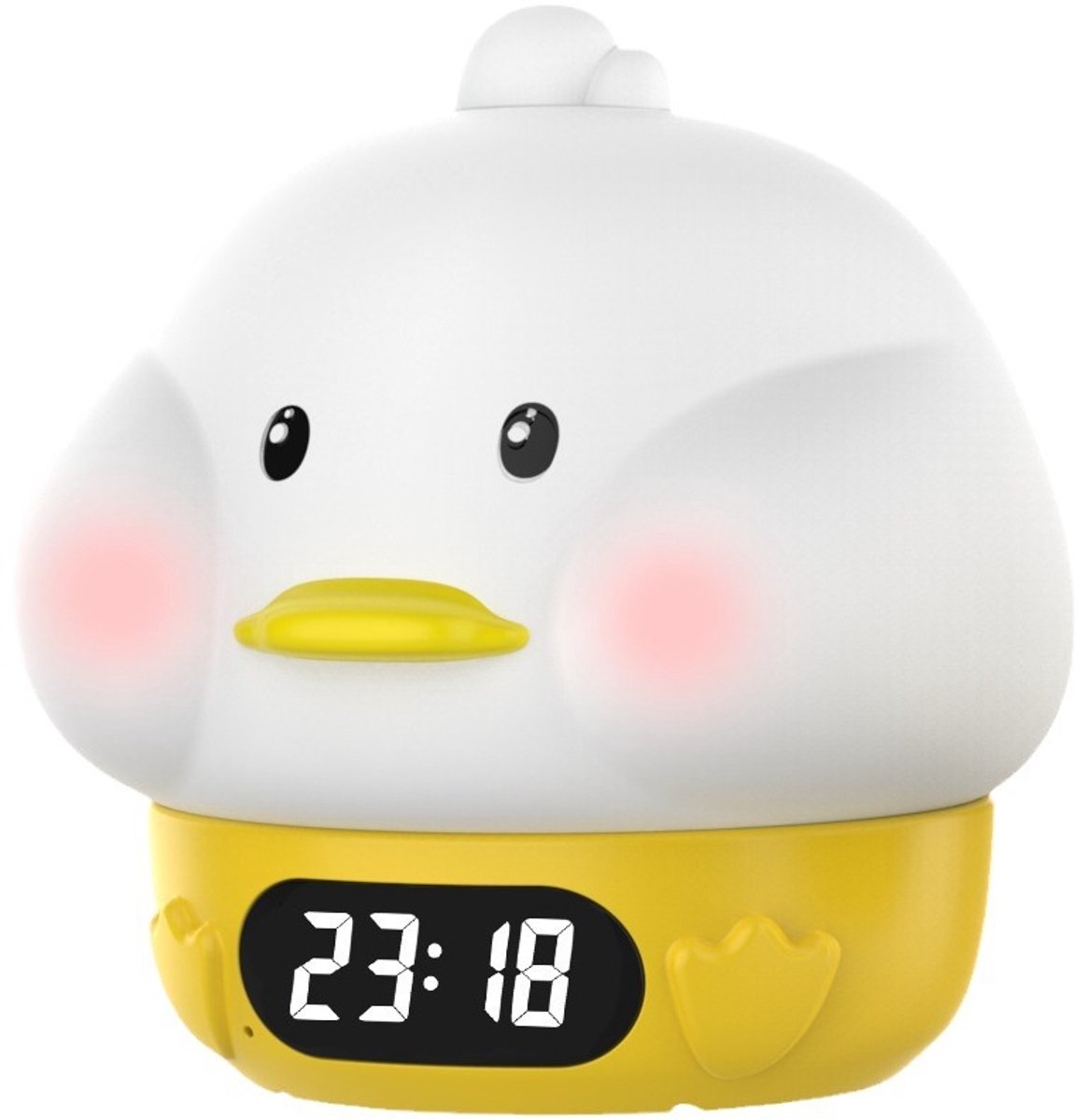 Night Light for Kids - Duck-Shaped Night Light - Temperature Display - RGB Color Change - Wake-Up Timer - Bedroom Desk Lamp - Silicone Baby Night Light Night Light for Kids - Duck-Shaped Night Light - Temperature Display - RGB Color Change - Wake-Up Timer - Bedroom Desk Lamp - Silicone Baby Night Light