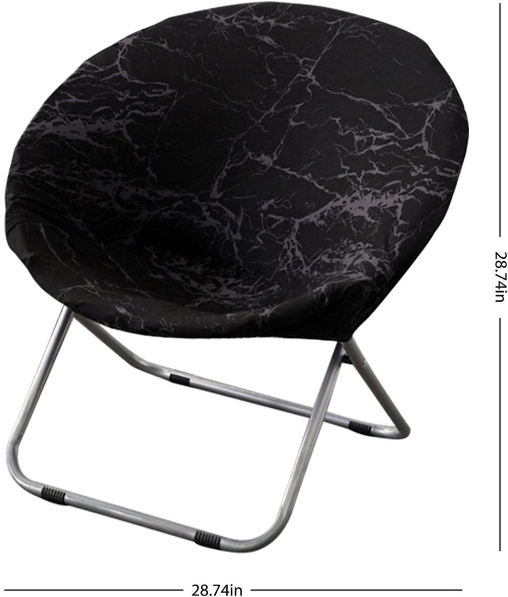 Chair Cover - Round Folding Moon Sun Elegant Stretch Chair Cover - Stretch Disc Chair Cover