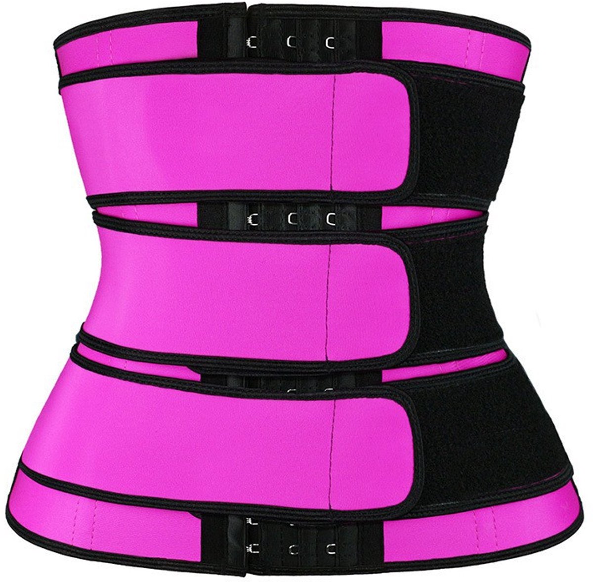 Women Sweat Reducer Training Belt - Sweatband - Waist Trainer - Slimming Belly Band - 3-Row Closure & Breathable Material - Extended Sizes (S to 6XL) - Red Women Sweat Reducer Training Belt - Sweatband - Waist Trainer - Slimming Belly Band - 3-Row Closure & Breathable Material - Extended Sizes (S to 6XL) - Red