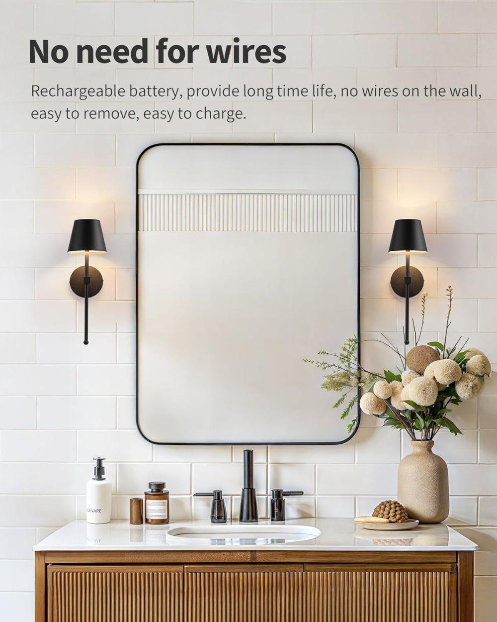 Wireless Wall Lamps 2-pack