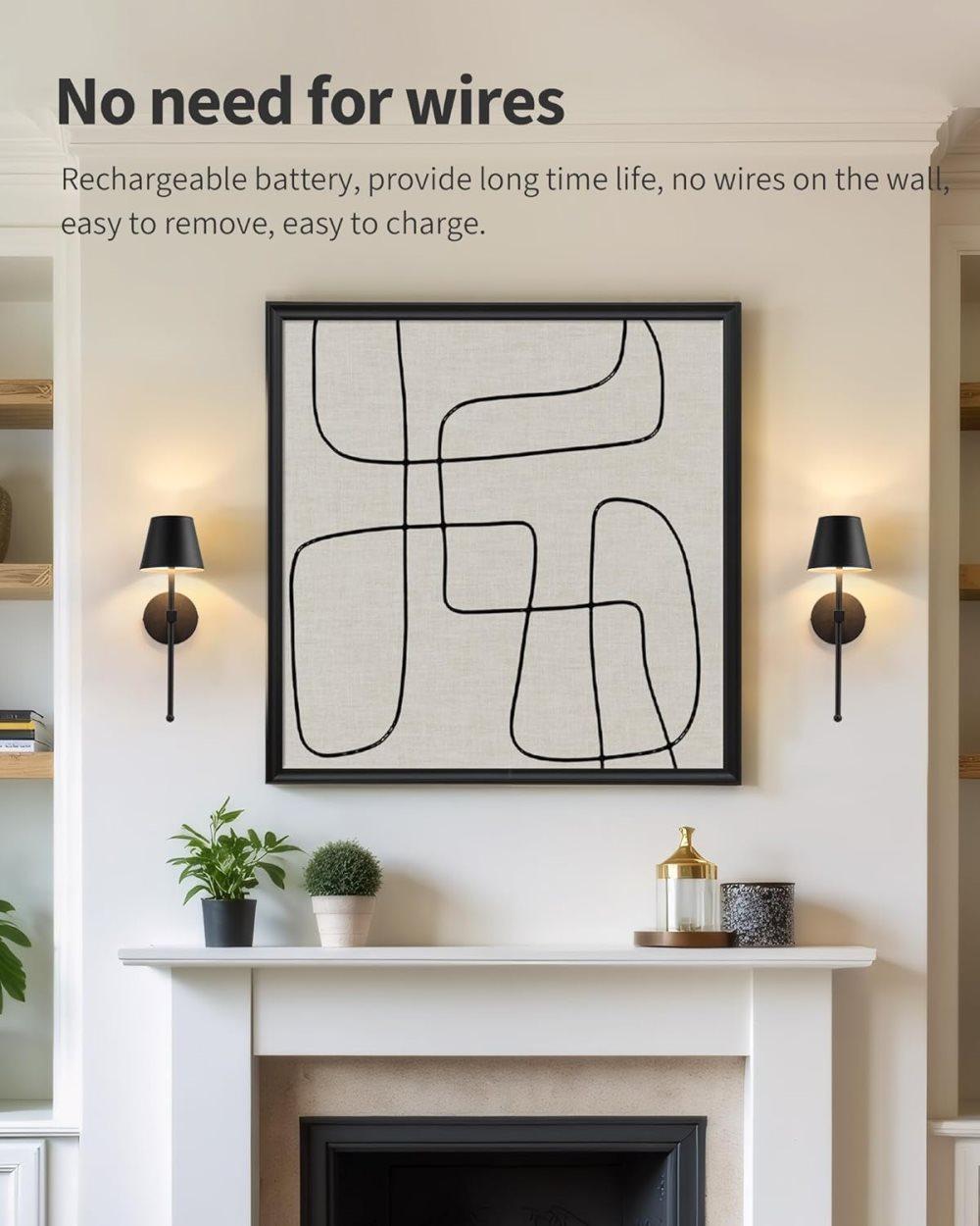 Wireless Wall Lamps 2-pack