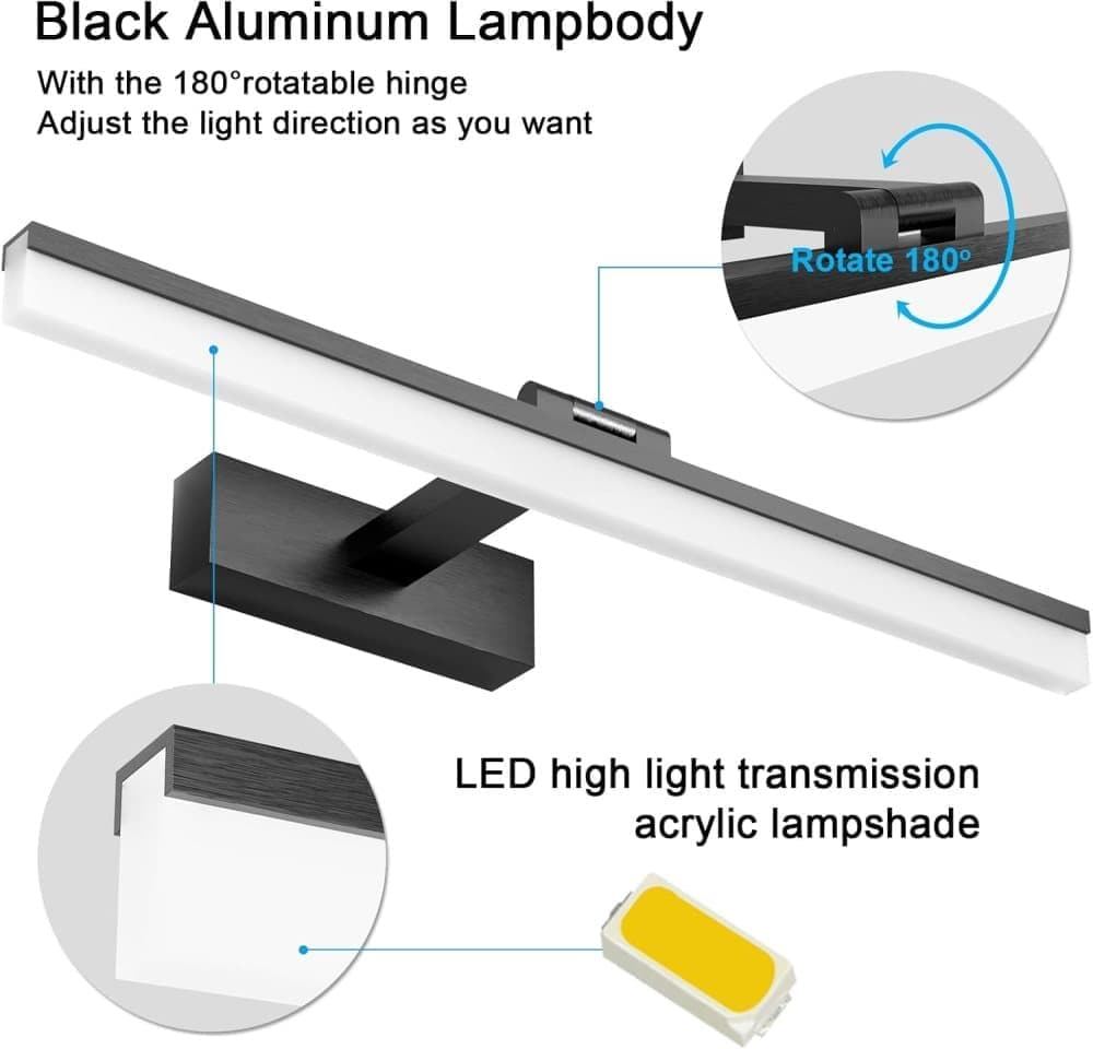 Wall light LED for mirror