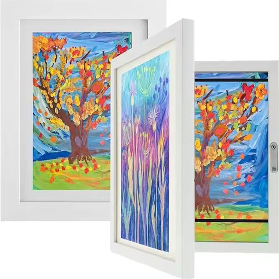 Interchangeable frame - children%27s drawing - Interchangeable frame A4 - Children%27s artwork - children%27s drawings interchangeable frame - Photo frame Poster frame Wall frame - Gift - White Interchangeable frame - children%27s drawing - Interchangeable frame A4 - Children%27s artwork - children%27s drawings interchangeable frame - Photo frame Poster frame Wall frame - Gift - White