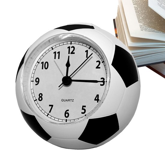 Football Alarm Clock - Silent Non-Ticking Desk Clock
