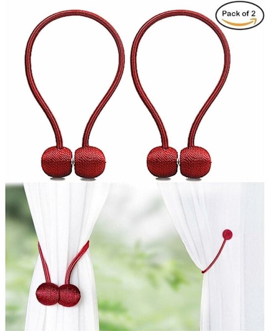Storage Buckles - 4-Piece Magnetic Curtain Set