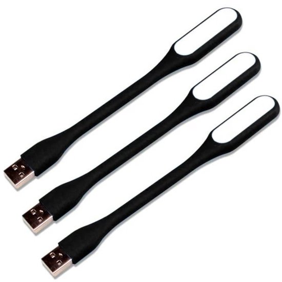 Mini USB LED Lamp - USB Laptop Lamp - Black 3-Pack Mini USB LED Lamp - USB Laptop Lamp - Black 3-Pack