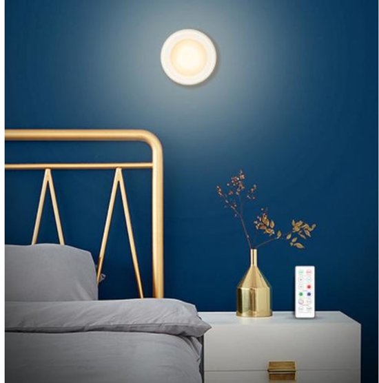 LED spotlight set - 6 stylish lights with dimming function and 2 practical remote controls - Night lights with colour change - Lights with remote controls - Suitable for kitchens