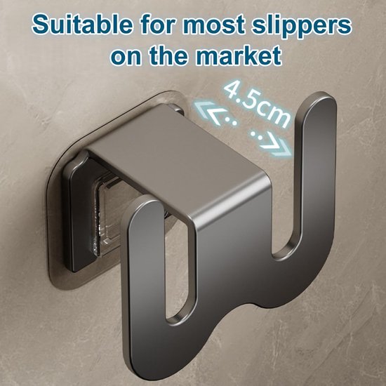 Set of 2 Self-Adhesive Shoe Racks - Space-Saving Storage Shelves - Suitable for bathrooms