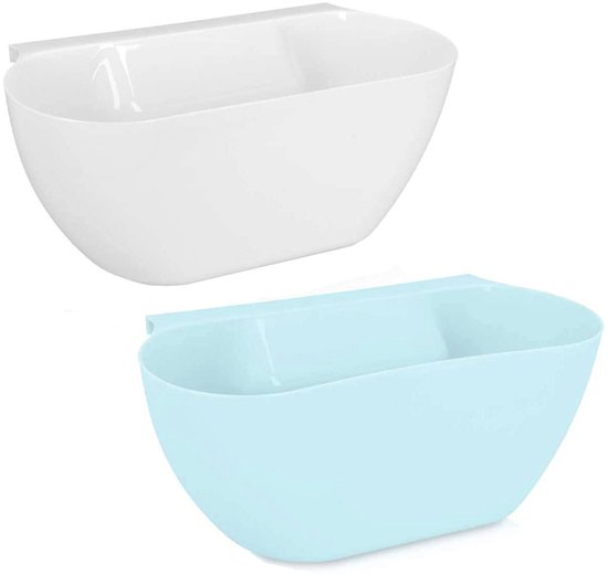 Wall-Mounted Waste Bins - Pack of 2 - Kitchen Waste Bins Wall-Mounted Waste Bins - Pack of 2 - Kitchen Waste Bins