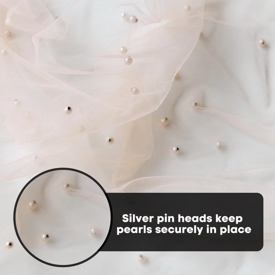 Pink Table Veil with White Pearls - Silky Gauze 30x120 Inches - For Weddings