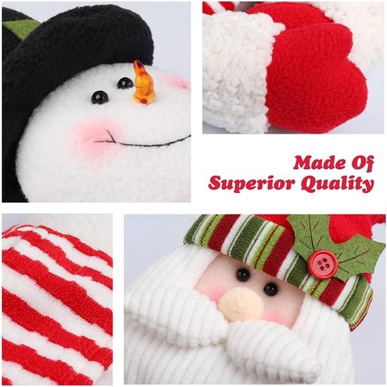 Christmas Themed Curtain Ties - (Set of Two) - Curtain Ties - Curtain Hooks - Snowman Design - Suitable for curtains