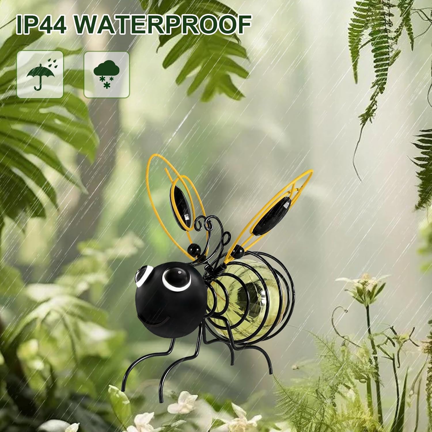 Hanging Bee Sun Garden Light Outdoor Decoration