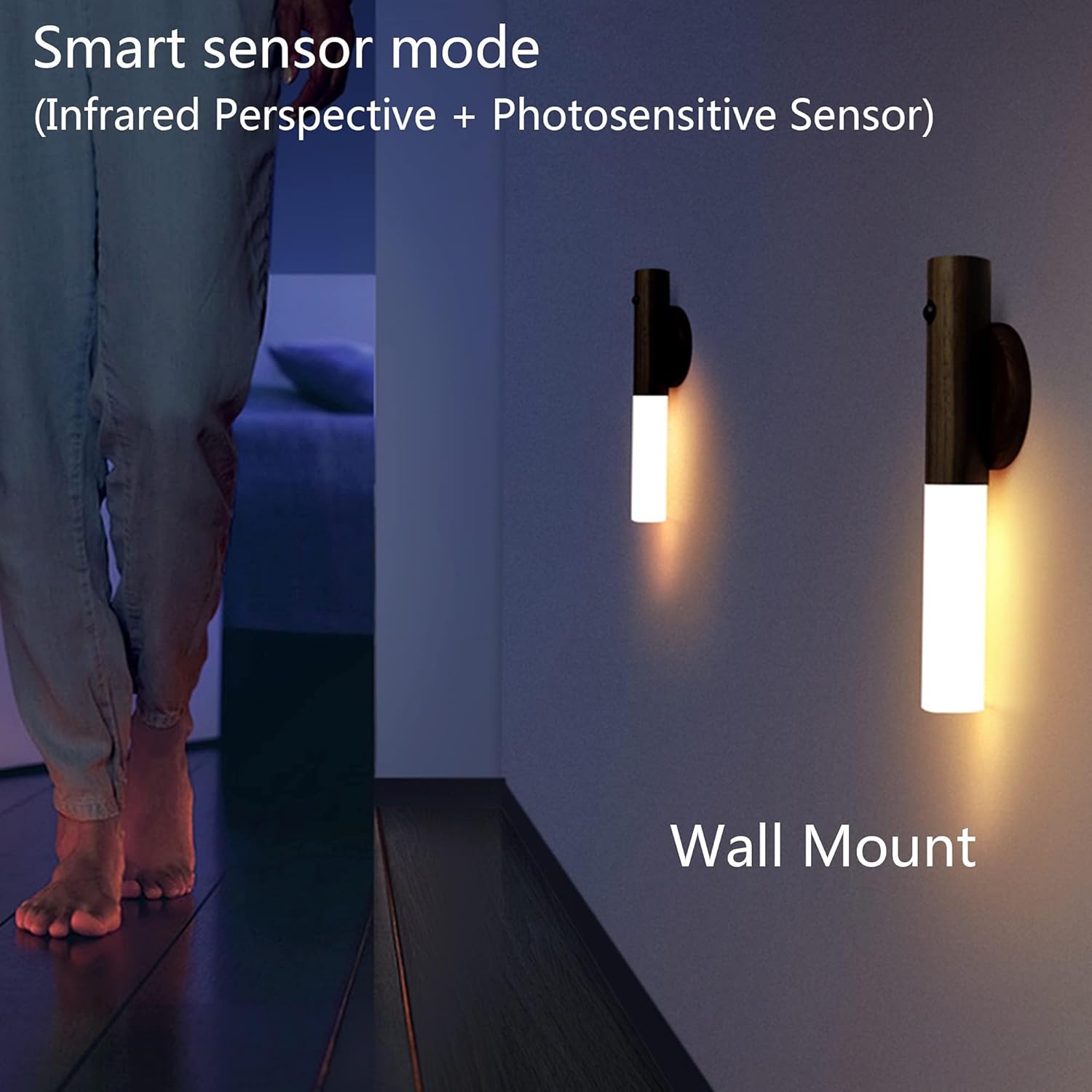 Night light with motion sensor
