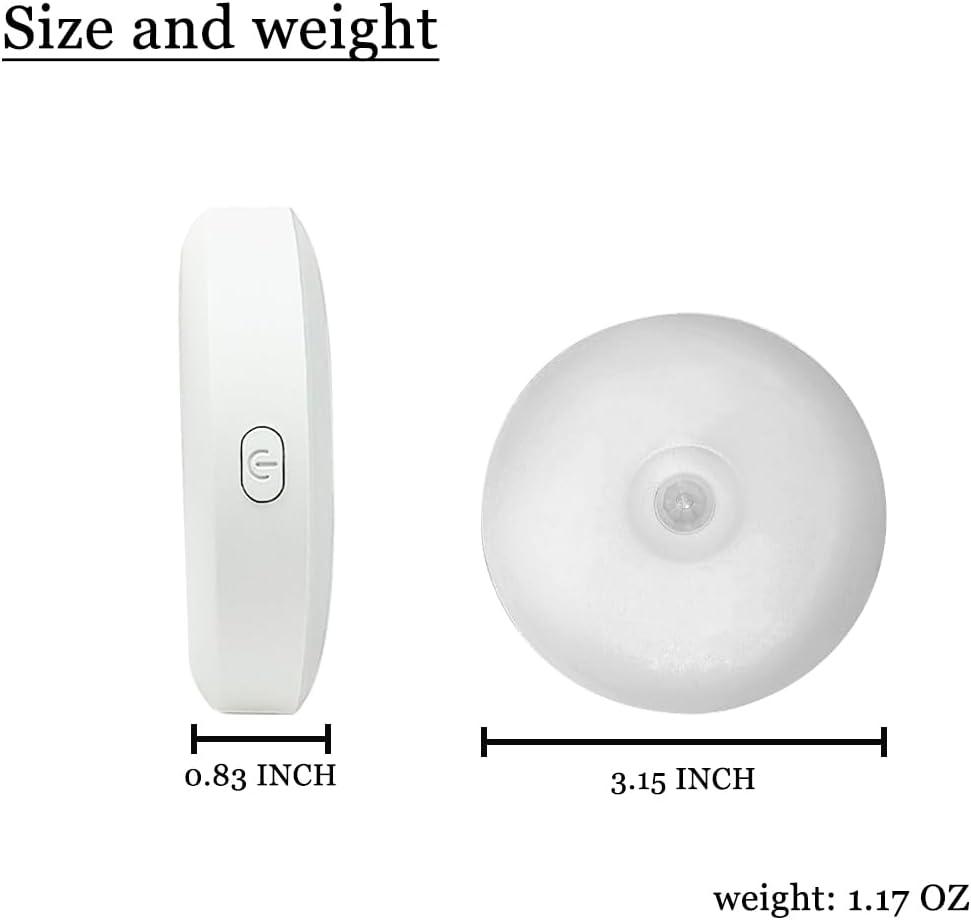 2-pack indoor motion sensor night light