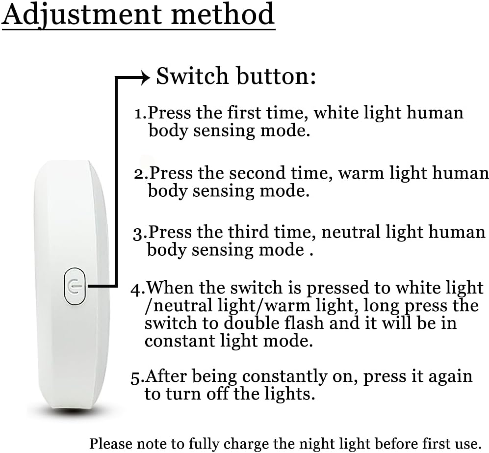 2-pack indoor motion sensor night light