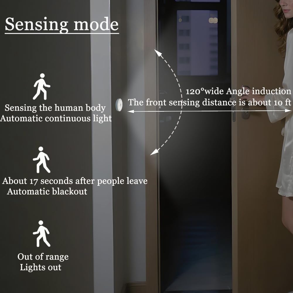 2-pack indoor motion sensor night light
