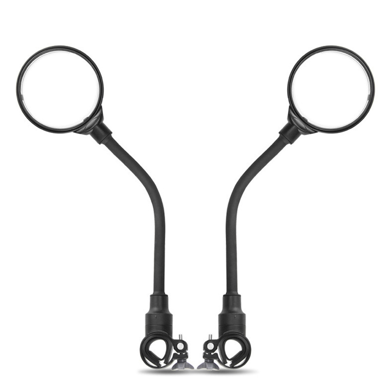 Bicycle Rearview Mirror - Hose Adjustment - Reflector - Electric Motorcycle Rearview Mirror - Bicycle Accessories - 1 Pair