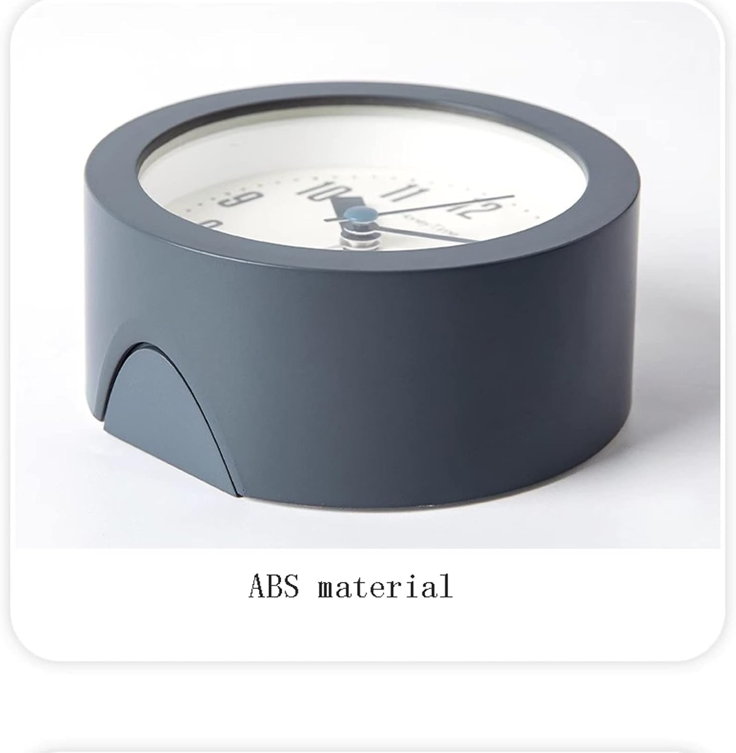 Alarm clock - Children%27s alarm clock - Round silent analogue alarm clock without ticking - Wake up gently - Increasing volume - Battery operated - Snooze and light function - Easy to set desk alarm clock